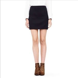 Club Monaco Quilted Mini Skirt